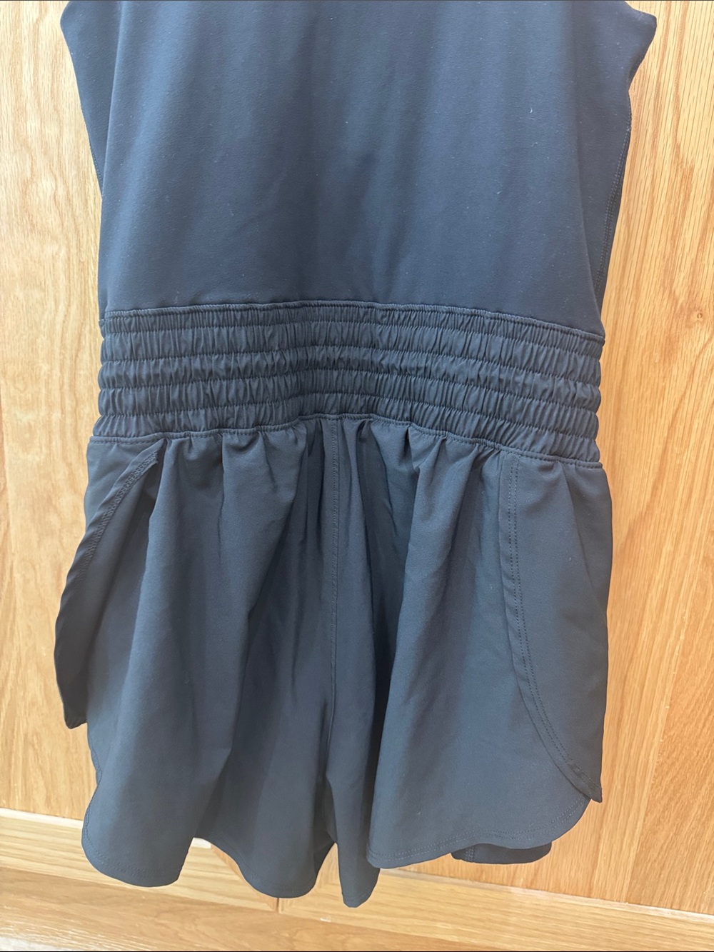 Yogalicious Black Athletic Shorts Romper - Picture 7 of 7